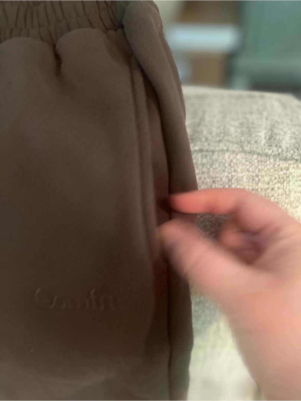 COMFRT Signature Sweatpants — Chocolate Brown M Unisex BRAND NEW in bag - Picture 7 of 7